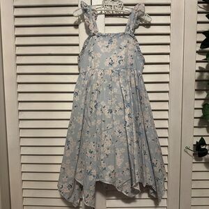 Catherine Malandrino Floral Blue Dress 3T